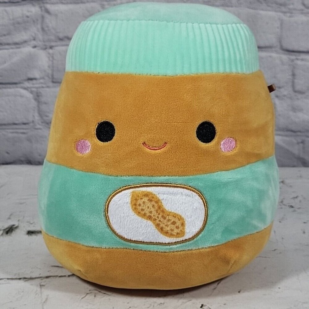 Squishmallow 8" Antoine Peanut Butter Food Plush Stuffed Toy